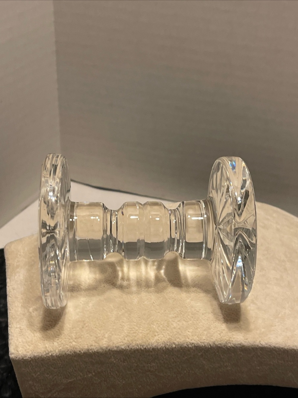 Waterford Crystal Clear Glass knife rest -